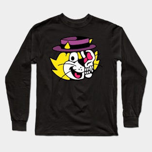 Cat and skull Long Sleeve T-Shirt